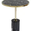 Tische-KARE Design Beistelltisch San Remo Base Schwarz O46Cm
