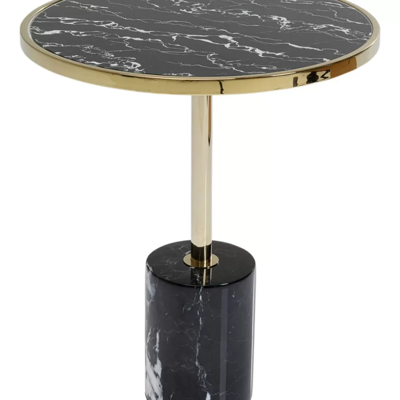 Tische-KARE Design Beistelltisch San Remo Base Schwarz O46Cm