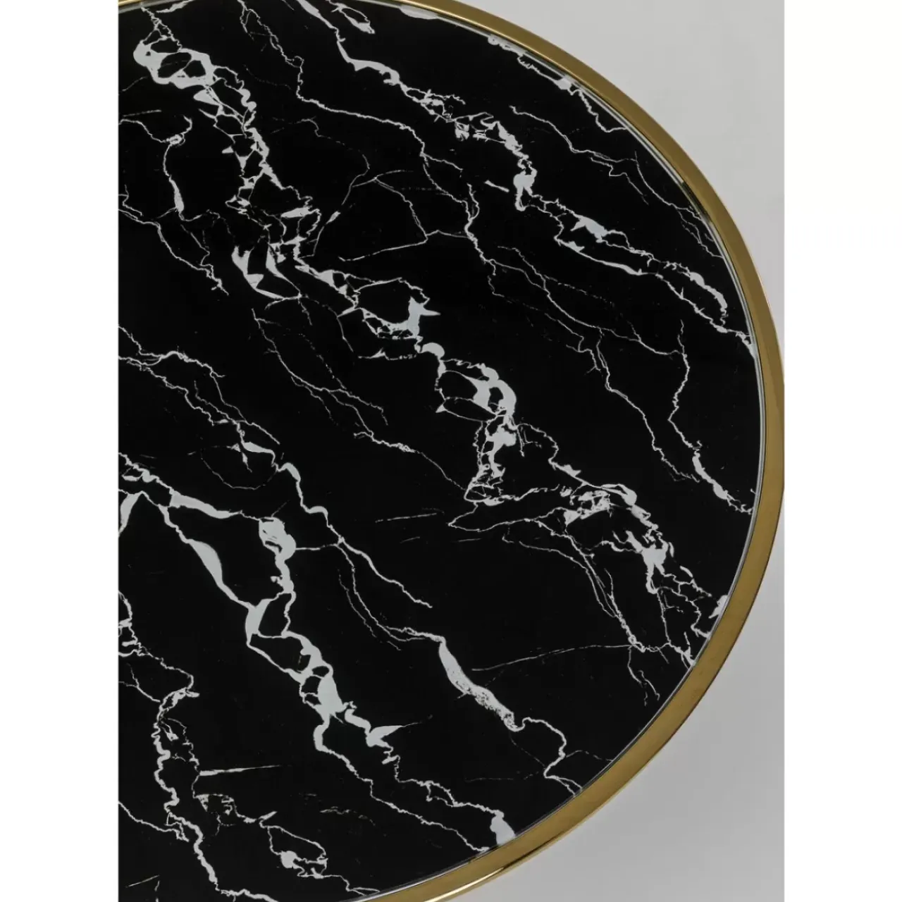 Tische-KARE Design Beistelltisch San Remo Base Schwarz O46Cm