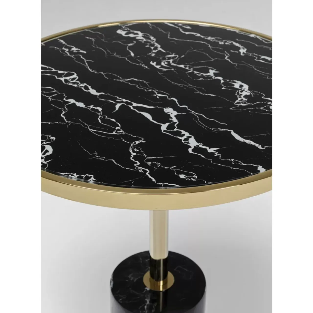 Tische-KARE Design Beistelltisch San Remo Base Schwarz O46Cm