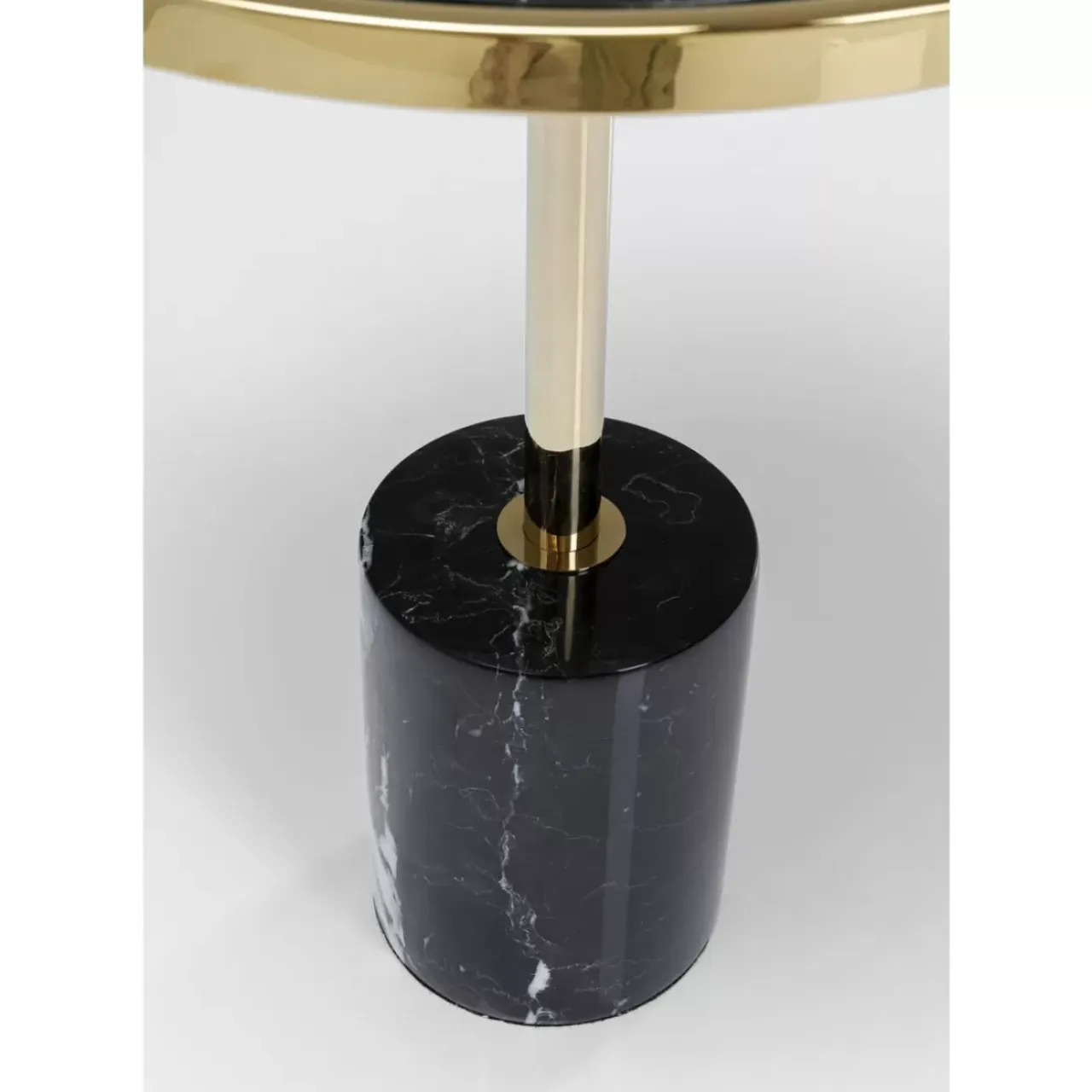 Tische-KARE Design Beistelltisch San Remo Base Schwarz O46Cm