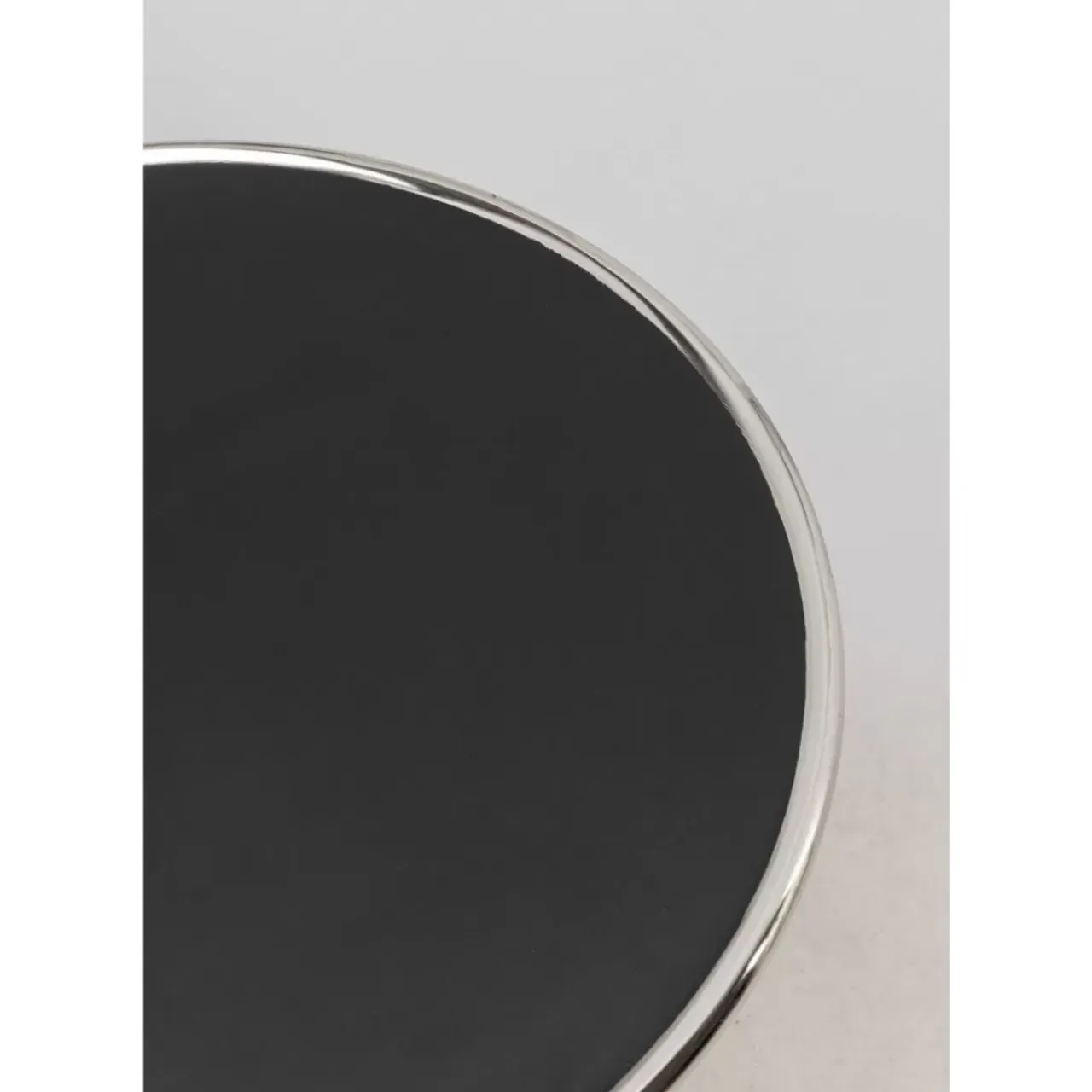 Tische-KARE Design Beistelltisch Spacey Silber O36Cm