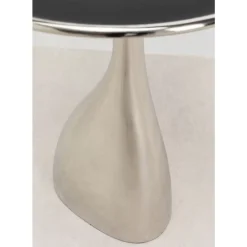 Tische-KARE Design Beistelltisch Spacey Silber O36Cm