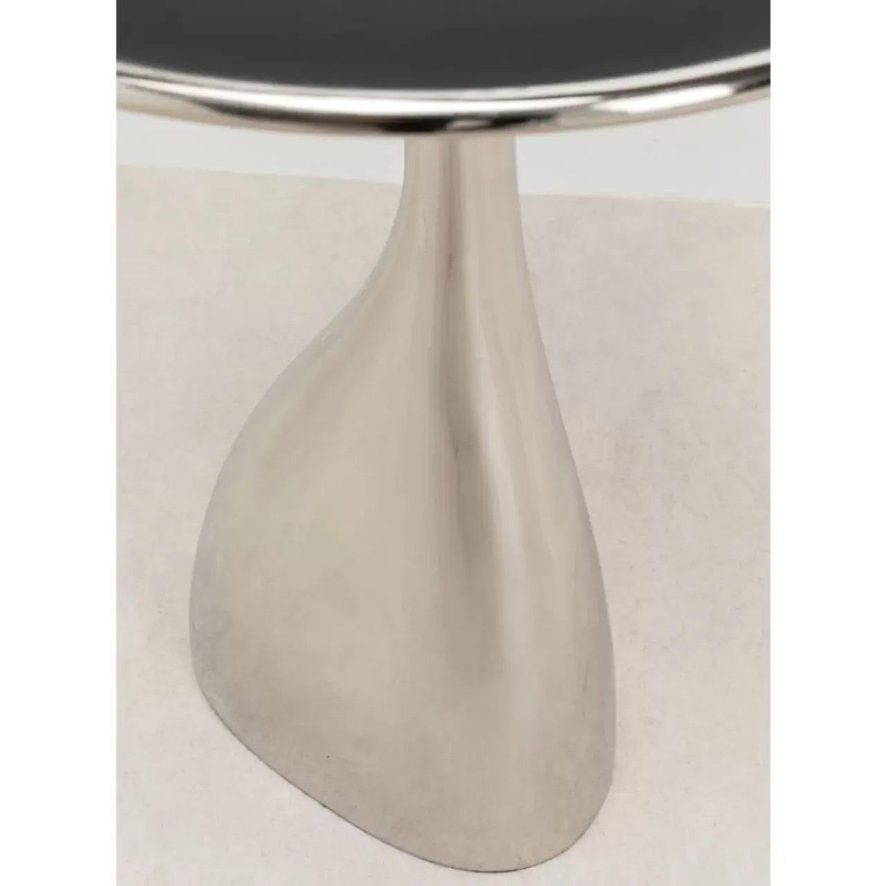 Tische-KARE Design Beistelltisch Spacey Silber O36Cm