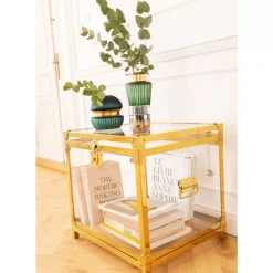 Tische-KARE Design Beistelltisch Trunk Storage Gala