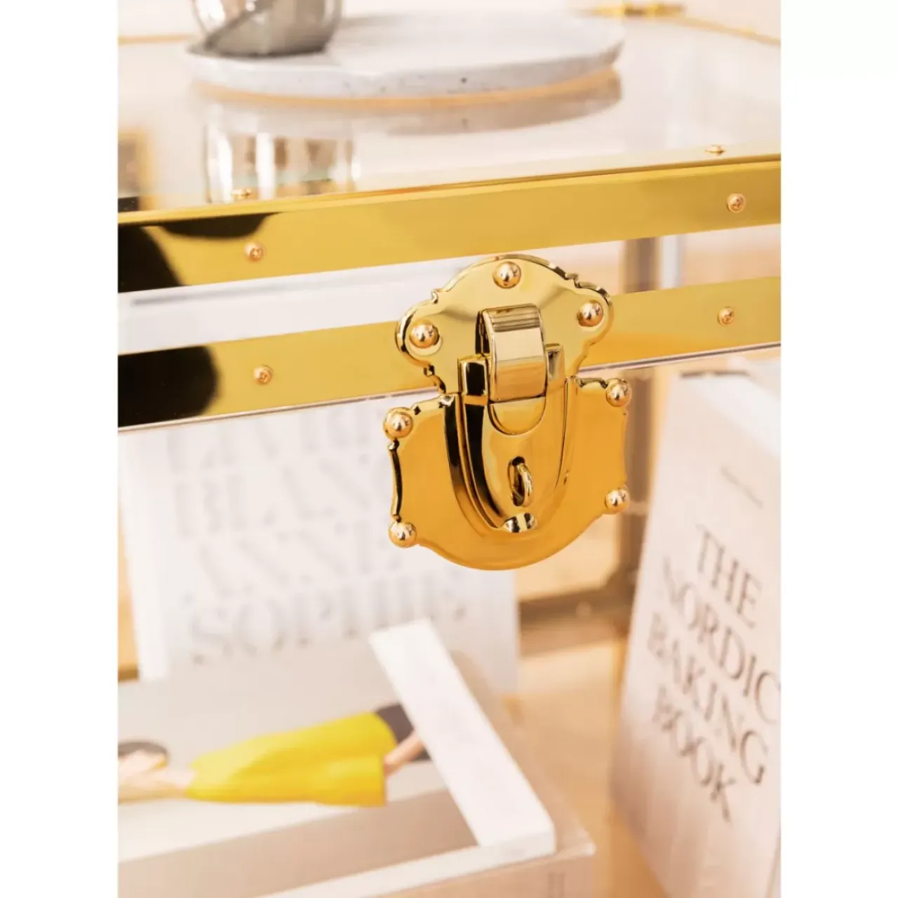 Tische-KARE Design Beistelltisch Trunk Storage Gala