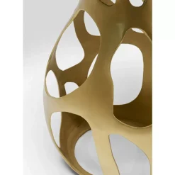Tische-KARE Design Beistelltisch Volcano Gold O60Cm