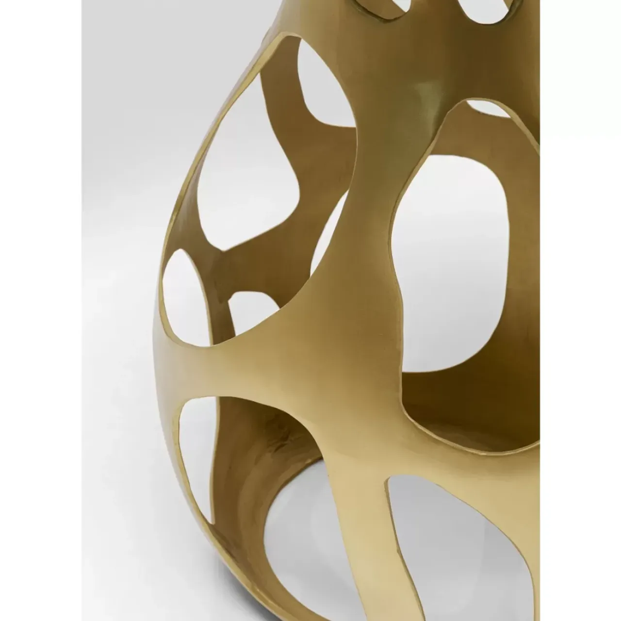Tische-KARE Design Beistelltisch Volcano Gold O60Cm