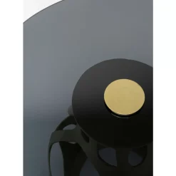 Tische-KARE Design Beistelltisch Volcano Gold O60Cm