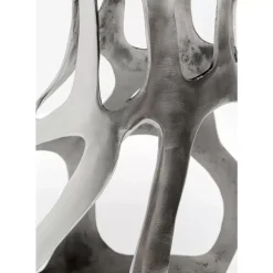 Tische-KARE Design Beistelltisch Volcano Silber O60Cm