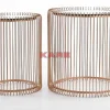 Tische-KARE Design Beistelltisch Wire Copper (2/Set) O44Cm