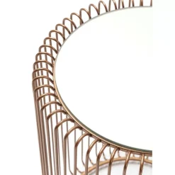 Tische-KARE Design Beistelltisch Wire Copper (2/Set) O44Cm