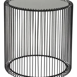 Tische-KARE Design Beistelltisch Wire Schwarz (2/Set) O44Cm