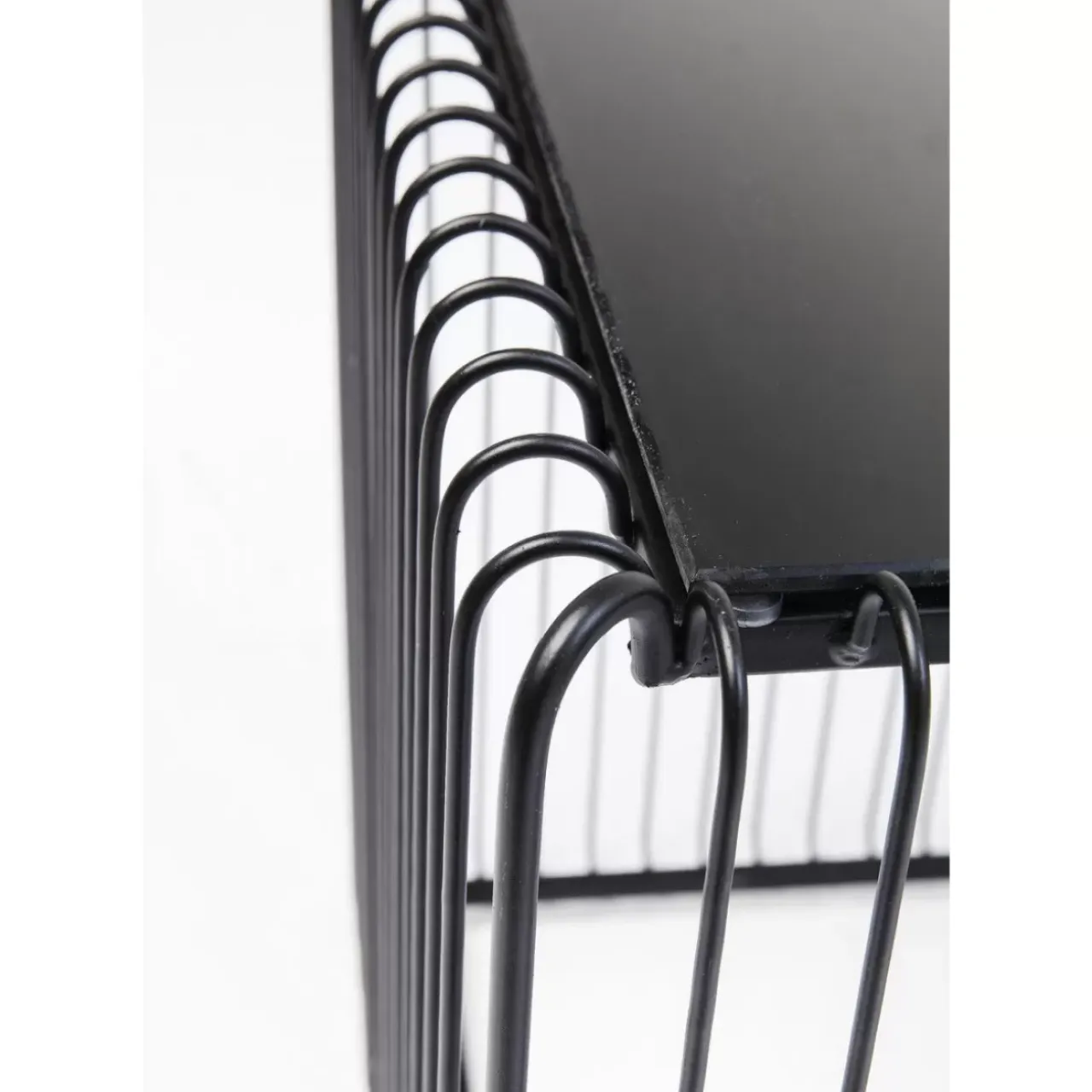 Tische-KARE Design Beistelltisch Wire Square Schwarz (2/Set) 45X45Cm