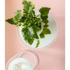 Tische-KARE Design Beistelltisch Wire White (2/Set) O44Cm