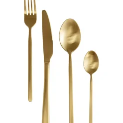Geschirr & Tischaccessoires-KARE Design Besteck Gloria Matt Gold (16-Tlg.)