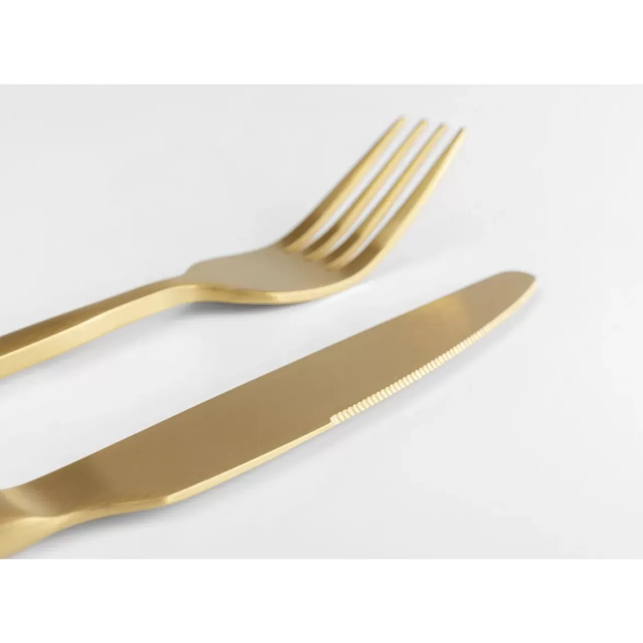 Geschirr & Tischaccessoires-KARE Design Besteck Gloria Matt Gold (16-Tlg.)