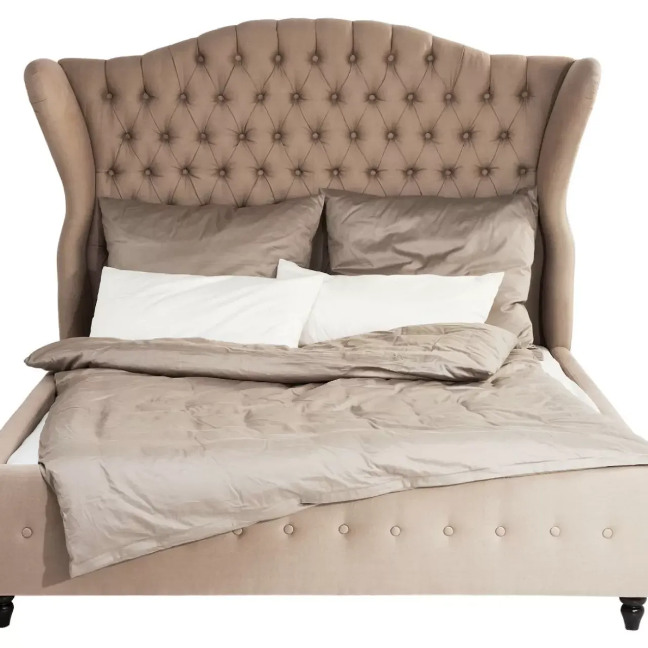 Betten-KARE Design Bett City Spirit Linen Natural 160X200Cm