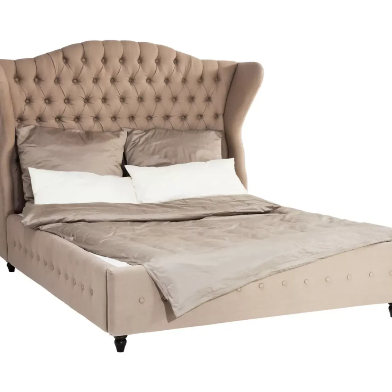 Betten-KARE Design Bett City Spirit Linen Natural 160X200Cm