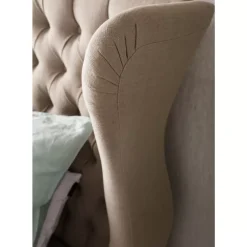 Betten-KARE Design Bett City Spirit Linen Natural 160X200Cm