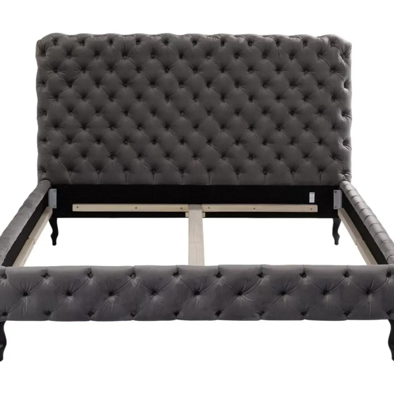 Betten-KARE Design Bett Desire Hoch Silbergrau 160X200 Cm