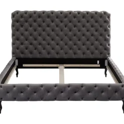 Betten-KARE Design Bett Desire Hoch Silbergrau 180X200 Cm