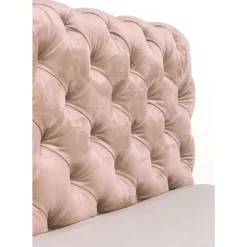 Betten-KARE Design Bett Desire Velvet Ecru 160X200Cm