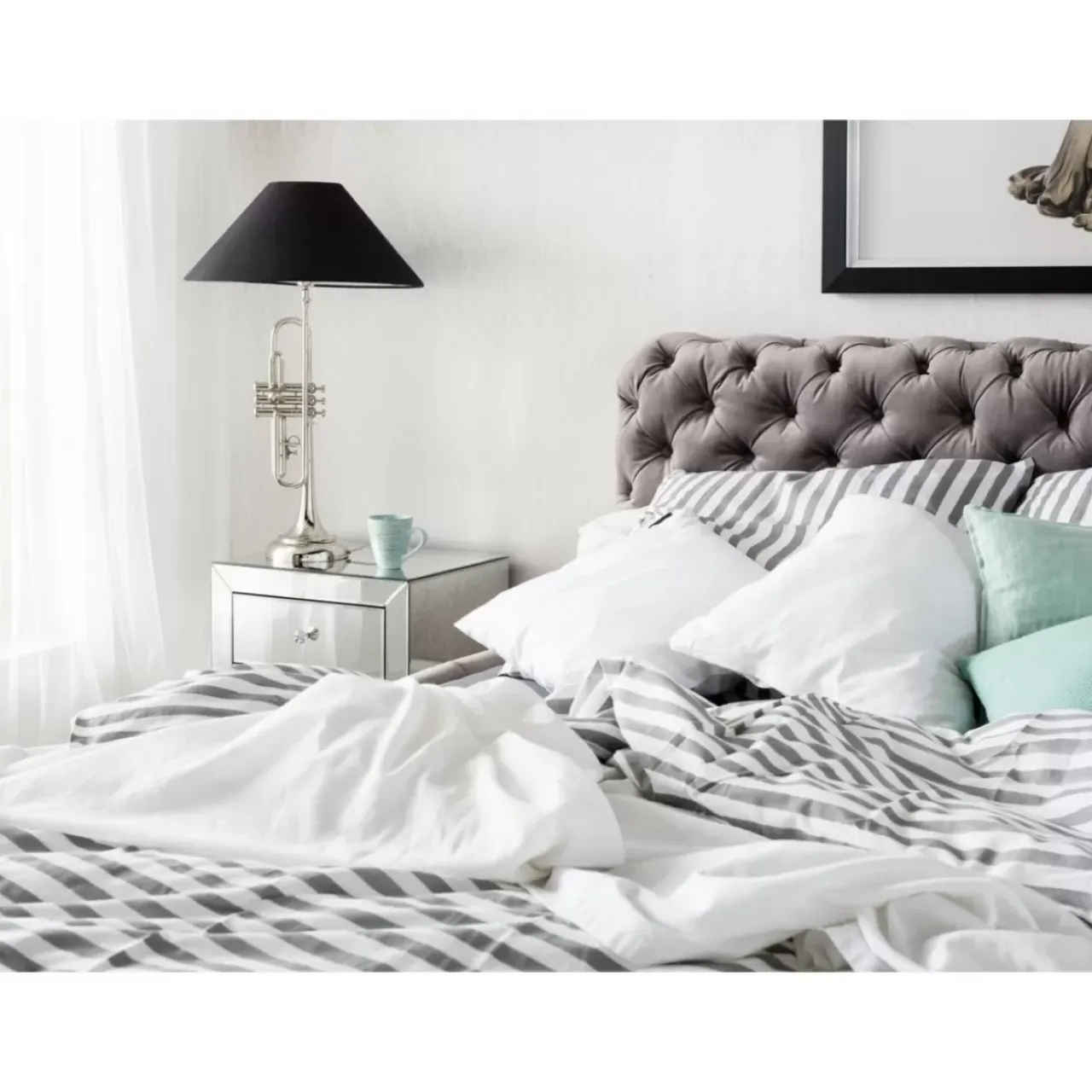 Betten-KARE Design Bett Desire Velvet Silbergrau 160X200 Cm