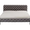 Betten-KARE Design Bett Desire Velvet Silbergrau 200X200Cm
