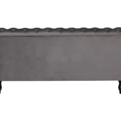 Betten-KARE Design Bett Desire Velvet Silbergrau 200X200Cm