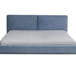 Betten-KARE Design Bett East Side Cord Blau 160X200Cm