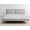 Betten-KARE Design Bett East Side Cord Grau 180X200Cm