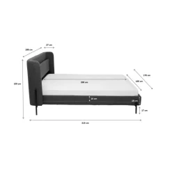 Betten-KARE Design Bett Tivoli Ecru 160X200Cm