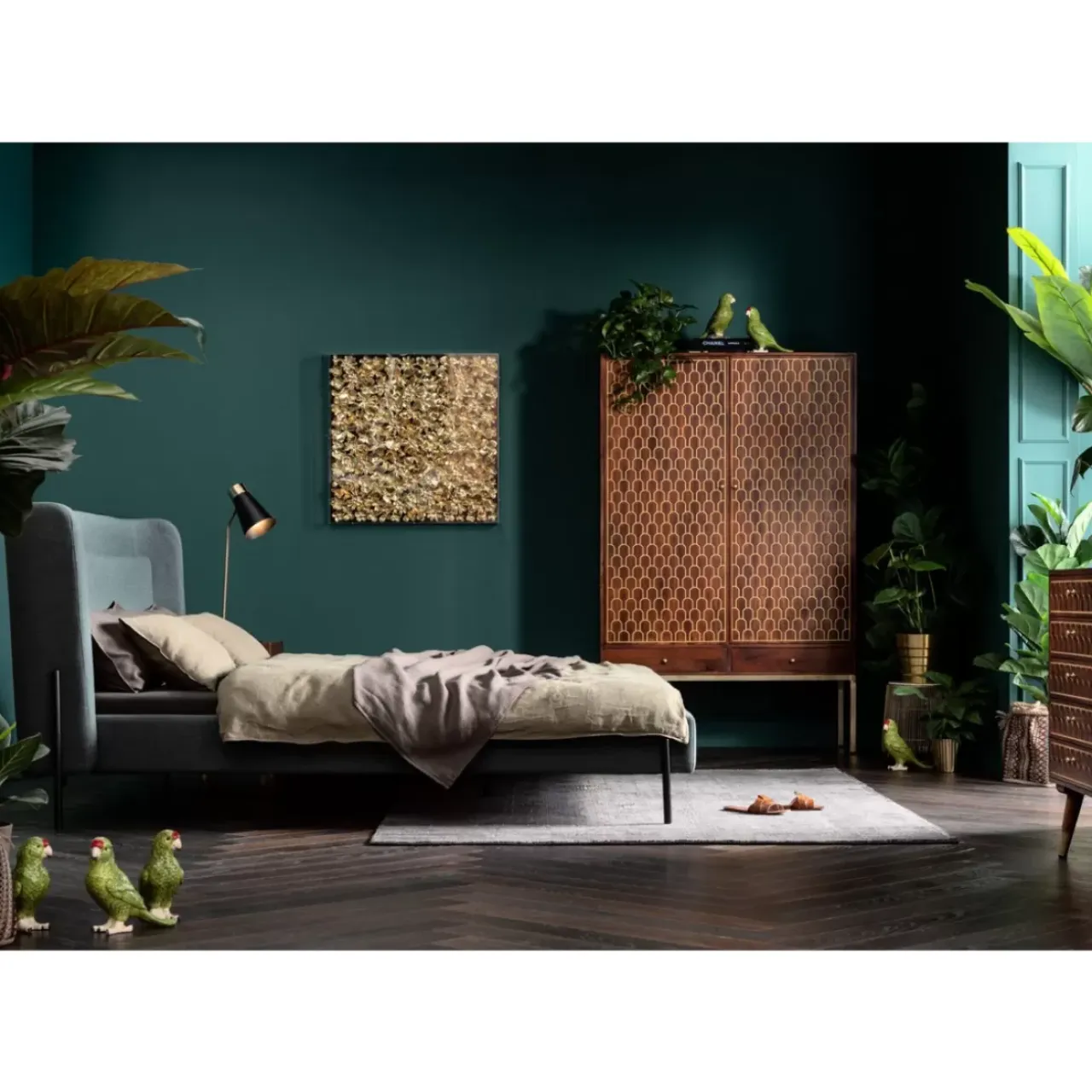 Betten-KARE Design Bett Tivoli Grun 160X200