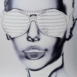 Bilder-KARE Design Bild Alu Cool Girl 120X120