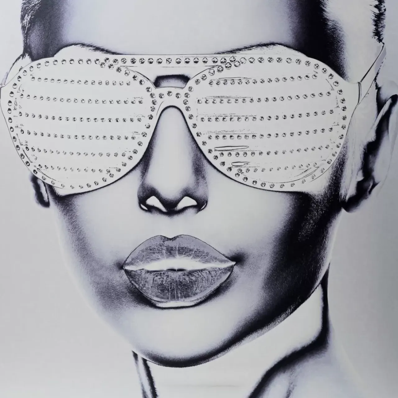 Bilder-KARE Design Bild Alu Cool Girl 120X120
