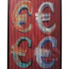 Bilder-KARE Design Bild Frame Art 3D Euro 118X83Cm