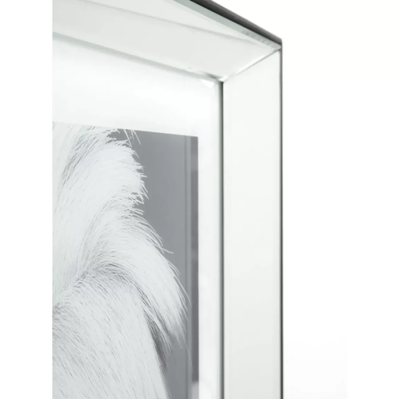 Bilder-KARE Design Bild Frame Mirror Artist Dog 60X60