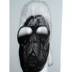 Bilder-KARE Design Bild Frame Mirror Designer Dog 60X60