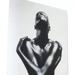 Bilder-KARE Design Bild Glas Athlet 120X120Cm