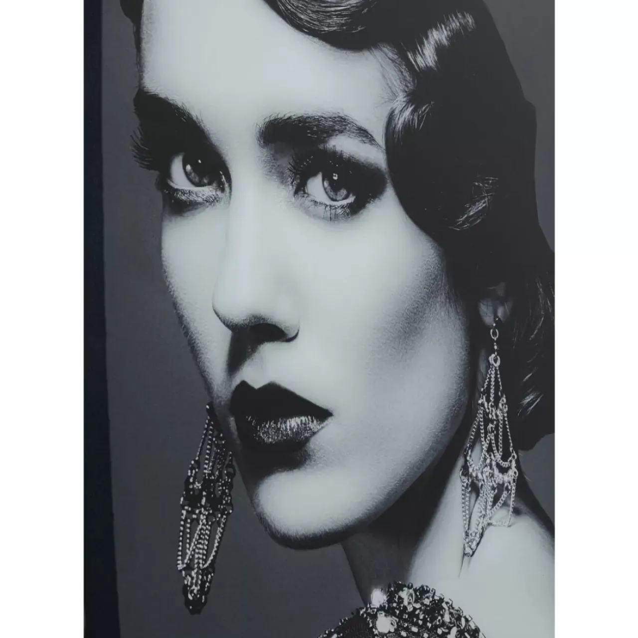 Bilder-KARE Design Bild Glas Beauty Lady 120X150Cm