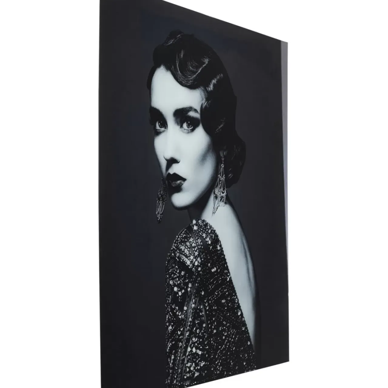 Bilder-KARE Design Bild Glas Beauty Lady 120X150Cm
