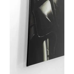 Bilder-KARE Design Bild Glas Knight Cow 120X120