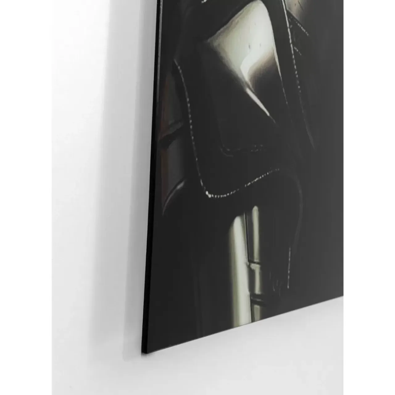 Bilder-KARE Design Bild Glas Knight Cow 120X120