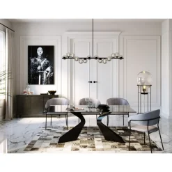 Bilder-KARE Design Bild Glas Lady Knight 100X150Cm