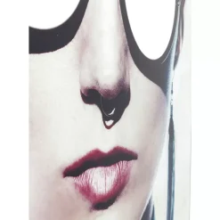 Bilder-KARE Design Bild Glas Metallic Girlie 120X120Cm