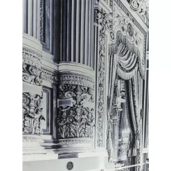 Bilder-KARE Design Bild Glas Metallic Versailles 180X120Cm