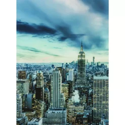 Bilder-KARE Design Bild Glas New York Sunset 120X160Cm