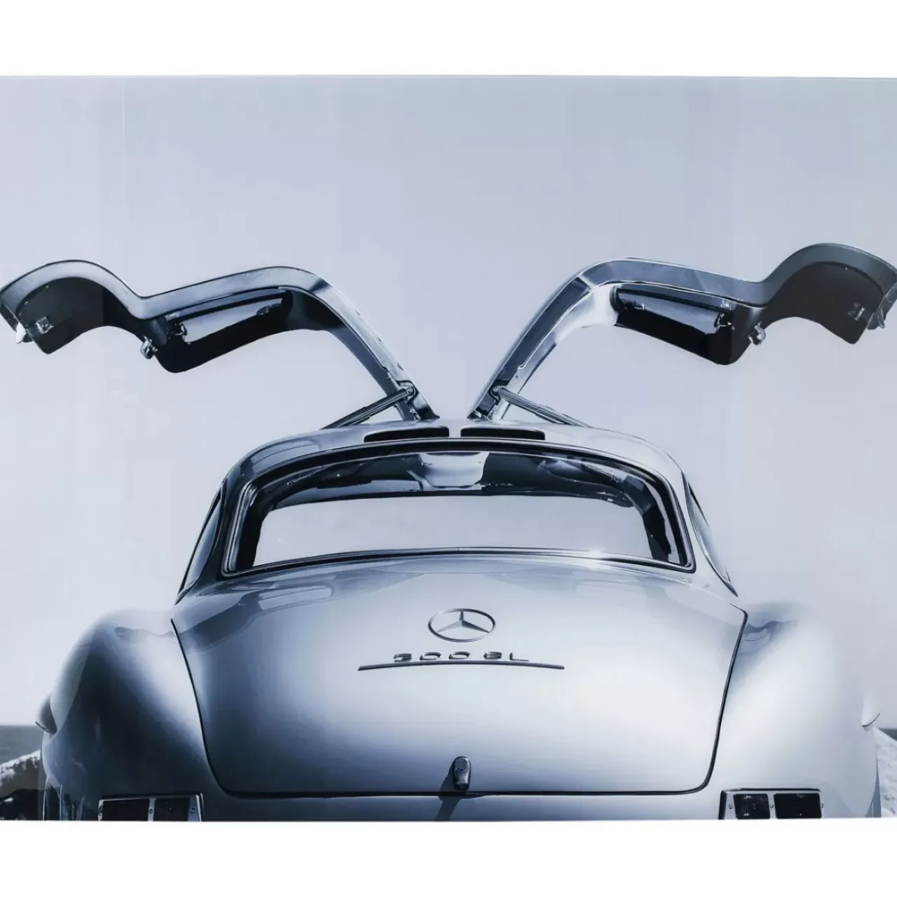 Bilder-KARE Design Bild Glas Oldtimer Back 160X120Cm