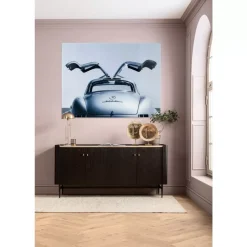 Bilder-KARE Design Bild Glas Oldtimer Back 160X120Cm